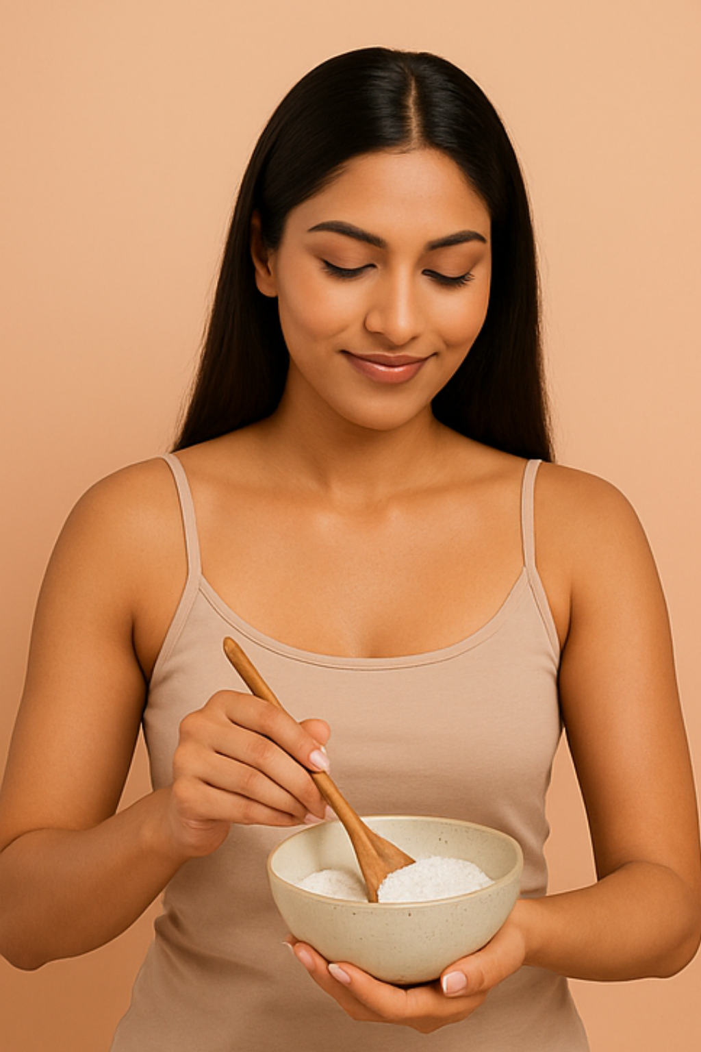 Step 1: Mix hair removal powder with water