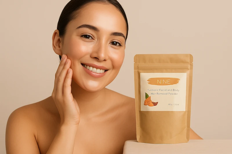 NineCombinations natural hair removal powder lifestyle